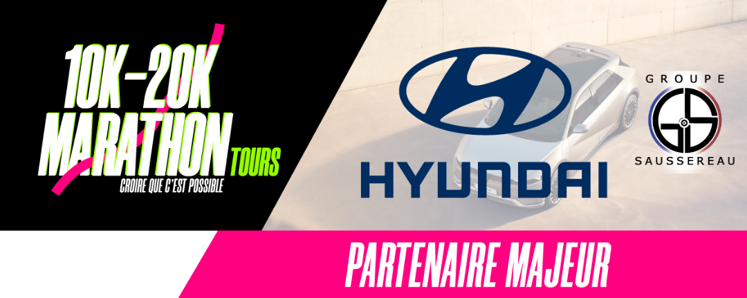 Hyundai Tours, partenaire majeur des 10/20km et marathon de Tours